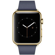 Apple Watch Edition with Classic Buckle (42 ) 18-Karat Yellow Gold/Midnight Blue