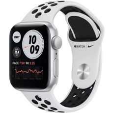 Apple Watch SE GPS 40mm Aluminum Case with Nike Sport Band White