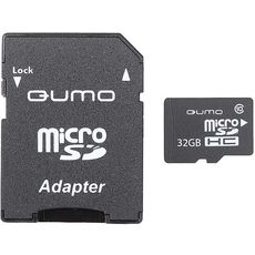   MicroSD 32gb Qumo UHS-1 3.0 +  SD