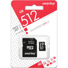   MicroSDXC 512GB Class 10   SmartBuy