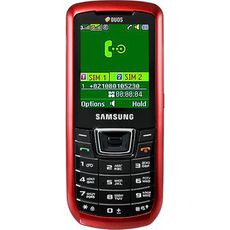 Samsung C3212 Duos Dark Red
