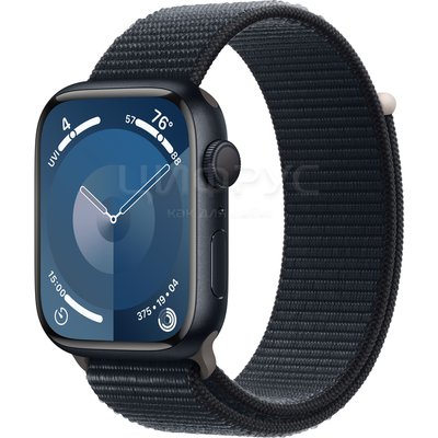 Apple Watch Series 9 45mm Aluminum Midnight Sport Loop - 