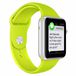 Apple Watch Sport with Sport Band (38 ) Silver Aluminum/Green - 