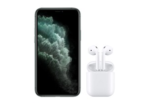 iPhone 11 Pro  Apple AirPods    .