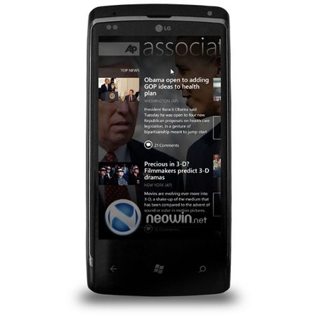 В Сети появилось изображение еще одного LG-смартфона на базе Windows Phone 7