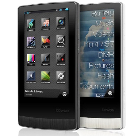 Cowon J3 - медиаплеер с 3,3-дюймовым AMOLED-дисплеем