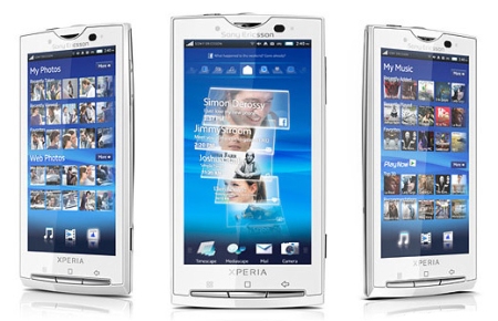 Sony Ericsson XPERIA X10 получит поддержку «мультитач»