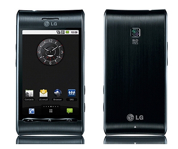 LG GT540 - смартфон на базе ОС Google Android