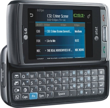 LG Vu Plus - слайдер с QWERTY-клавиатурой и сенсорным дисплеем