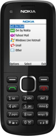 Nokia C1-02 - бюджетный моноблок на платформе Series 40