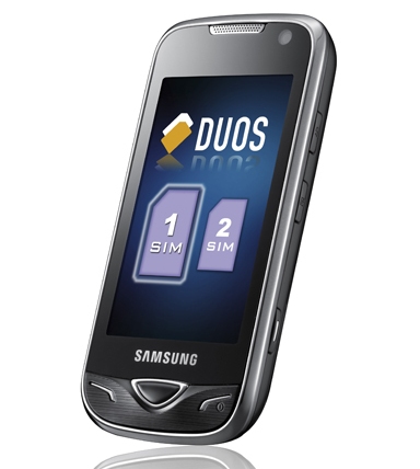 Samsung B7722 Duos - двухсимный телефон с 3,2-дюймовым экраном