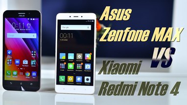  Asus Zenfone Max  Xiaomi Redmi Note 4