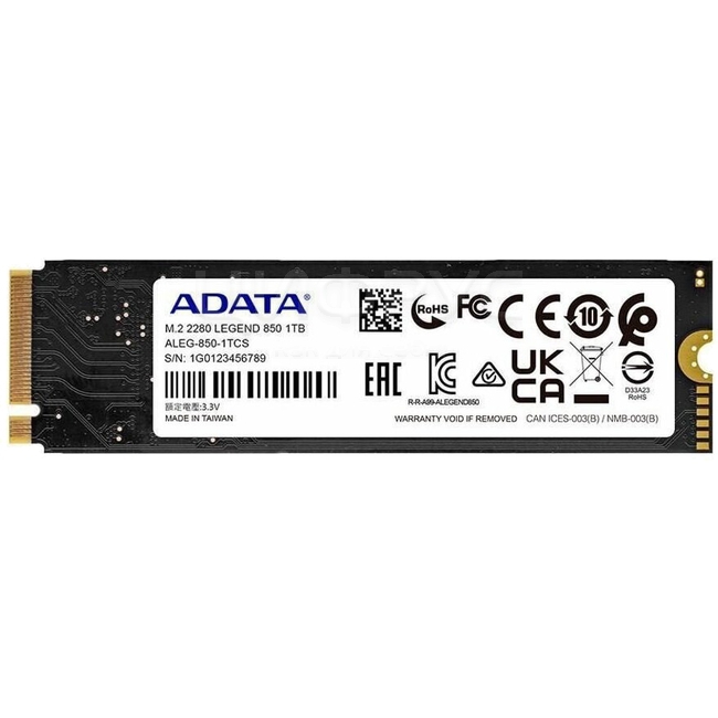 Купить ADATA Legend 850 2Tb M.2 (ALEG-850-2TCS) (EAC) в Москве