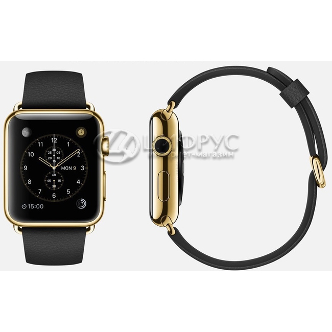 Apple Watch Edition with Classic Buckle 42 18 Karat Yellow Gold Black
