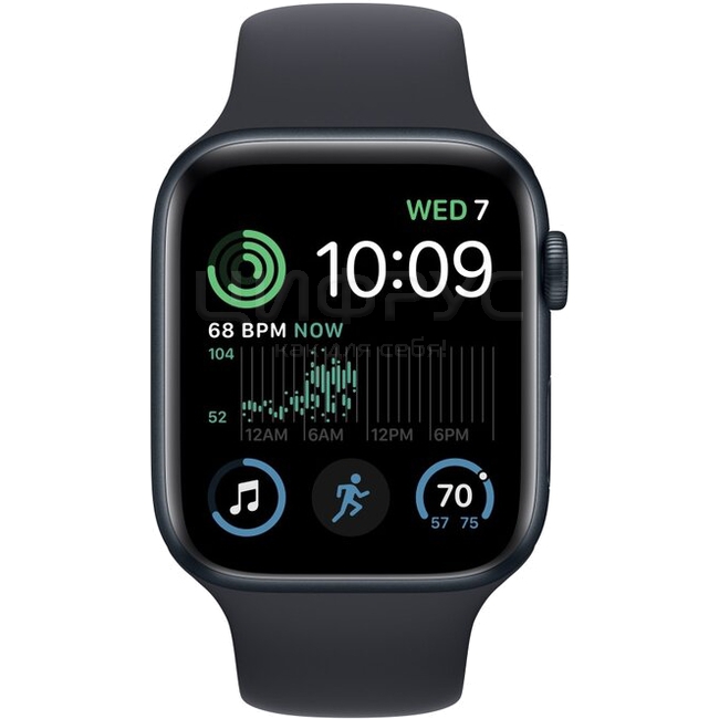 Купить Apple Watch SE GPS (2022) 40mm Sport Band Midnight