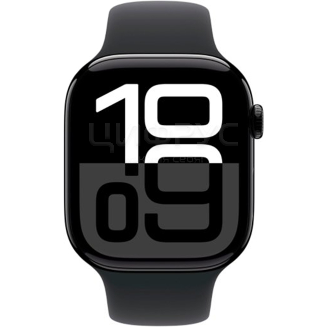 Apple Watch Series 10 46mm Aluminum Black Sport Band Black S M Apple Watch Series 10 46mm Aluminum Black Sport Band Black S M