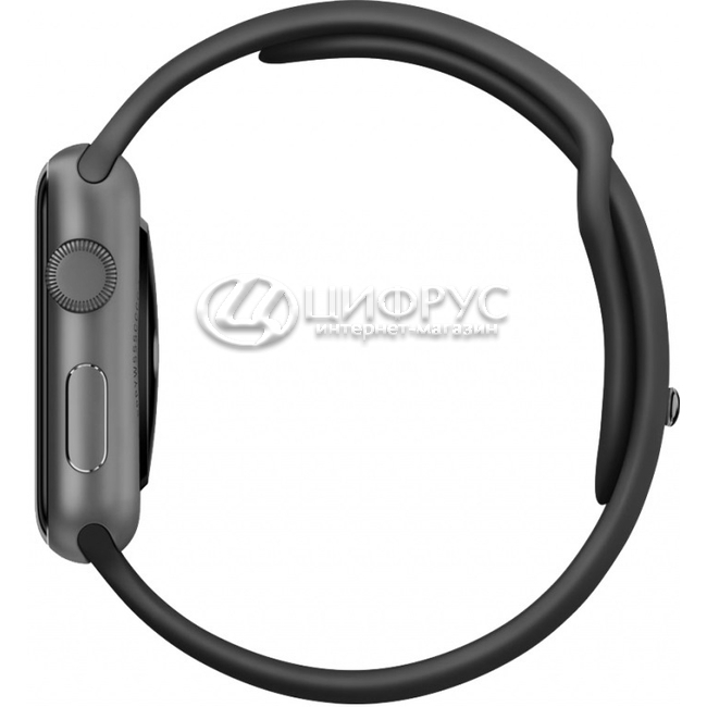 Space gray aluminum sport band black outlet