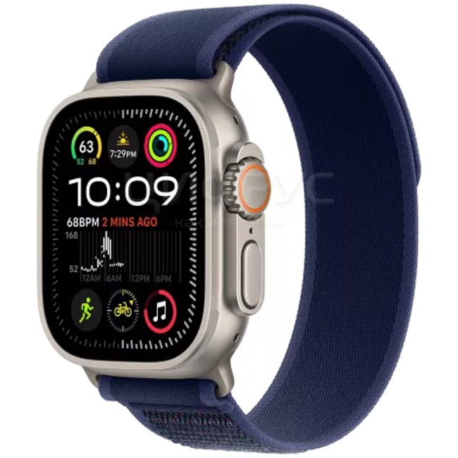 Apple Watch Ultra 2 2024 49mm Natural Titanium Case Trail Loop M L Blue Apple Watch Ultra 2 2024 49mm Natural Titanium Case Trail Loop M L Blue