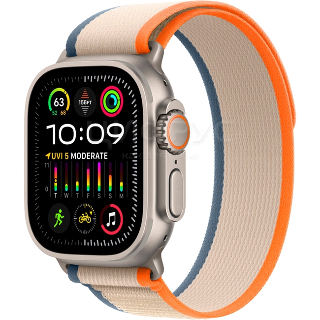 Apple Watch Ultra 2 49mm Titanium Case Trail M L Orange Beige