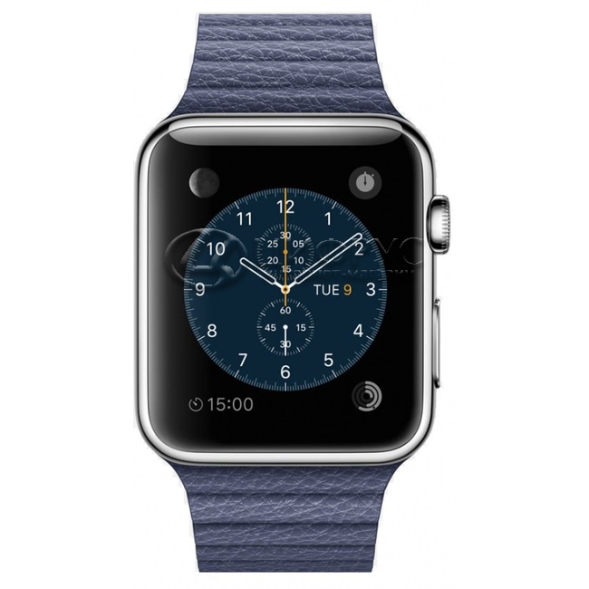 Apple watch leather loop blue Clearance
