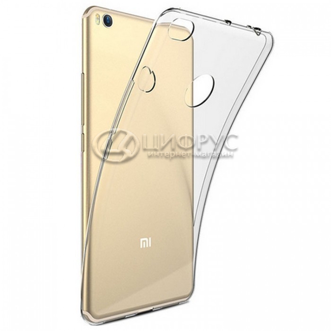 Купить Задняя накладка для Xiaomi MI MAX 2 прозрачная силиконовая в ...