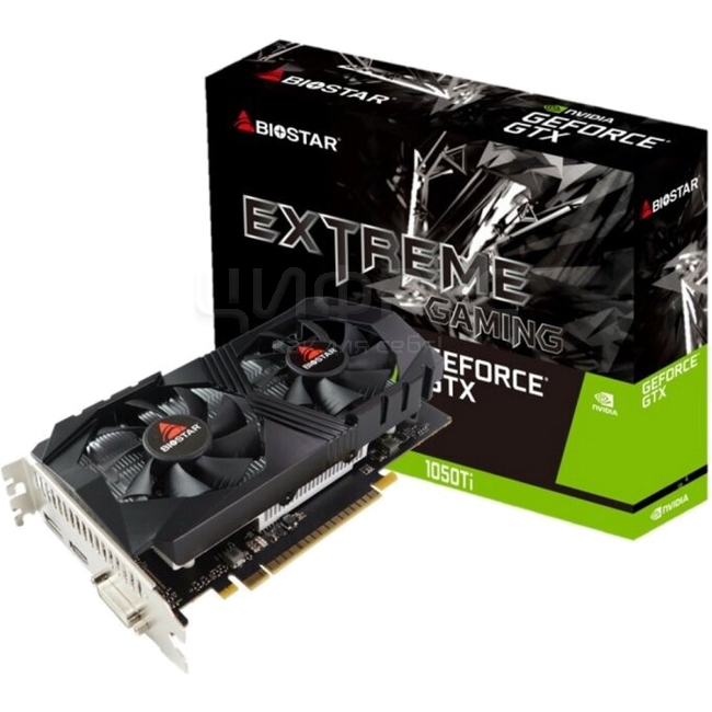Biostar GeForce GTX 1050 TI 4Gb GDDR5 VN1055TF41 EAC Biostar GeForce GTX 1050 TI 4Gb GDDR5 VN1055TF41 EAC