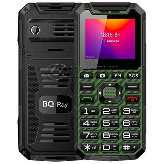 Купить BQ 2004 Ray Black Green (РСТ) в Москве – цена Bq 2004 Ray Черный ...