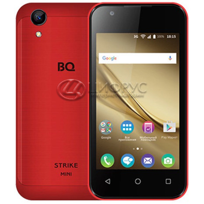 Купить BQ 4072 Strike Mini Red Brushed в Москве – цена смартфона Bq ...