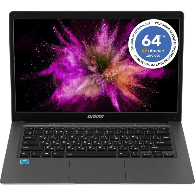Купить DIGMA EVE 14 C414 Intel Celeron N4020 1100MHz/14.1/1920х1080/4GB ...