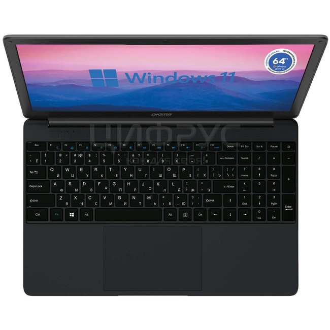 Купить DIGMA EVE 15 P417 (Celeron N4000, 8Gb, SSD 256Gb, Intel HD ...