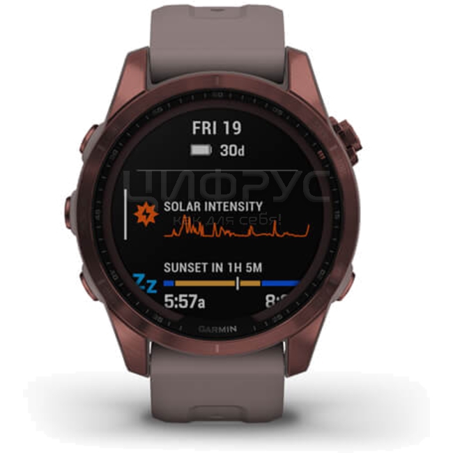 Купить Garmin Fenix 7S Sapphire Solar Bronze (010-02539-29) (EAC) в ...