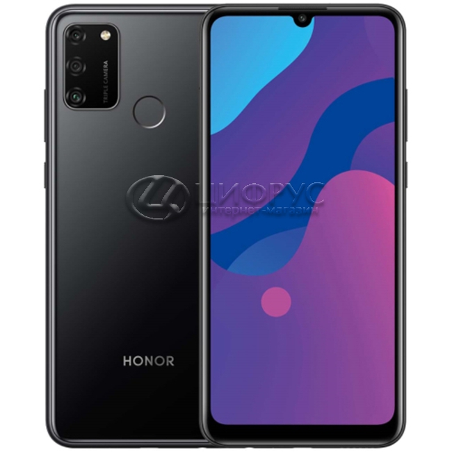 Купить Honor 9A 3/64Gb Dual LTE Black (РСТ) в Москве – цена смартфона ...