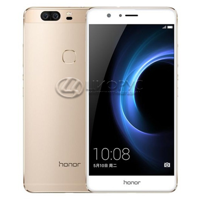 Купить Huawei Honor V8 32Gb+4Gb Dual LTE Gold в Москве – цена смартфона ...