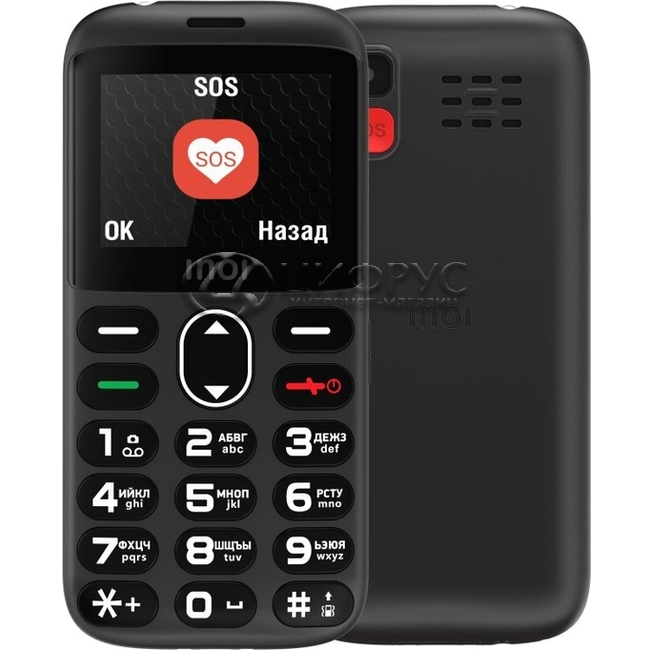 Купить INOI 118B Dual Black (РСТ) в Москве – цена Inoi 118B Дуал Черный ...