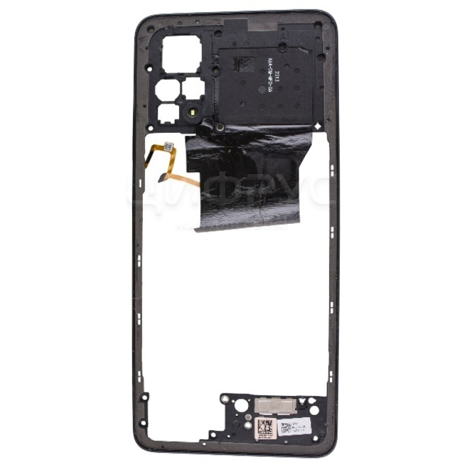 Средняя часть с рамкой Xiaomi Redmi Note 12 Pro Grey (Серый) Оригинал