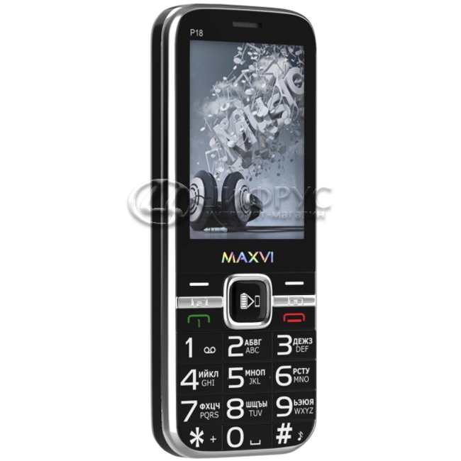 Купить MAXVI P18 Black (РСТ) в Москве – цена Maxvi P18 Черный (Рст) в ...