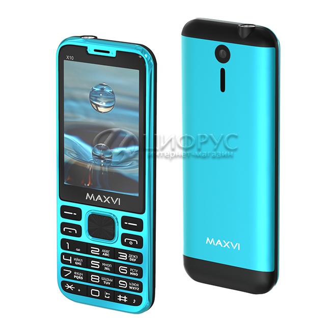 Купить Maxvi X10 Aqua Blue (РСТ) в Москве – цена Maxvi X10 Aqua Синий ...