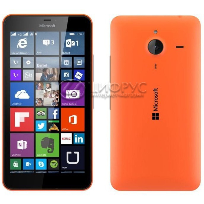 Купить Microsoft Lumia 640 XL LTE Dual Sim Orange в Москве – цена ...