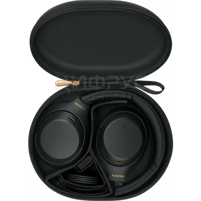 Купить Sony WH-1000XM4 Black (Черный) в Москве – Sony WH-1000XM4