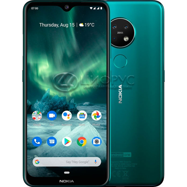 Купить Nokia 7.2 64Gb Green (РСТ) (Уценка) в Москве – цена смартфона ...