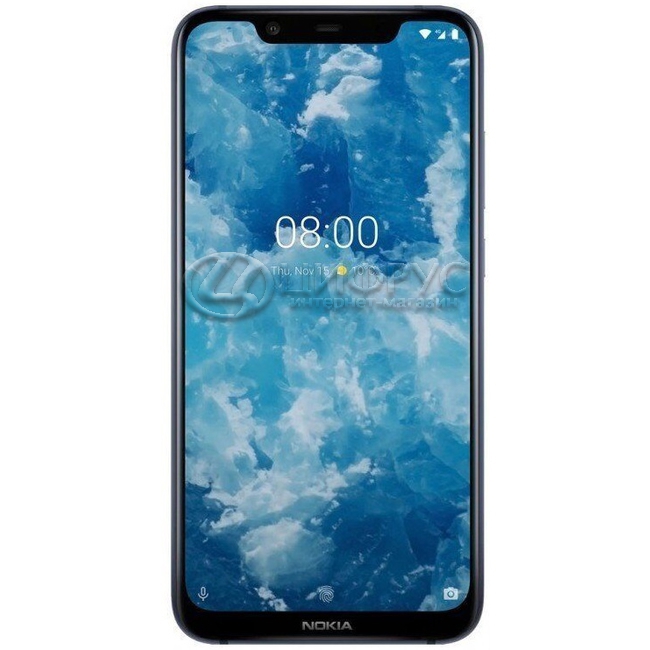 Купить Nokia 8.1 64Gb Blue (РСТ) в Москве – цена смартфона Нокиа 8.1 ...