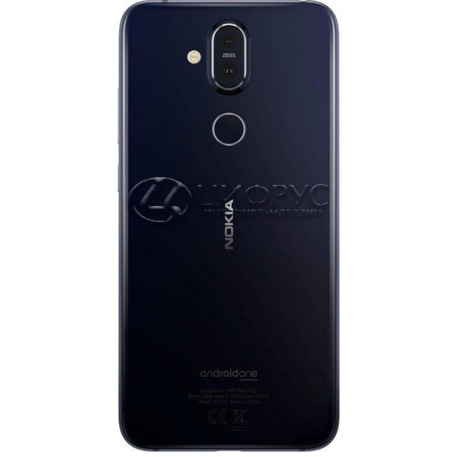 Купить Nokia 8.1 64Gb Blue (РСТ) в Москве – цена смартфона Нокиа 8.1 ...