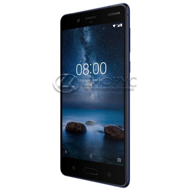 Купить Nokia 8 64Gb Dual LTE Tempered Blue в Москве – цена смартфона ...