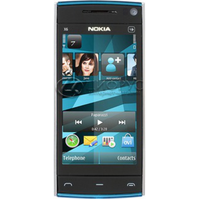 Купить Nokia X6 16Gb White Blue в Москве – цена смартфона Нокиа X6