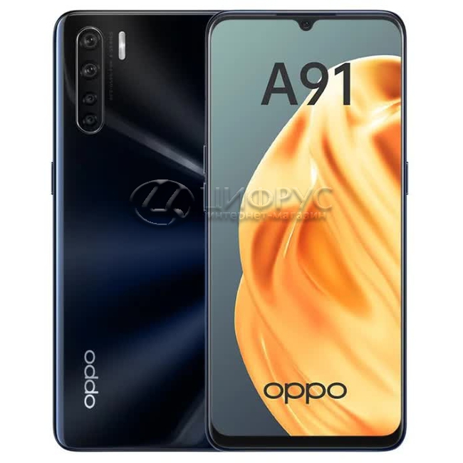 Купить OPPO A91 8/128Gb Black (РСТ) в Москве – цена смартфона Oppo A91 ...