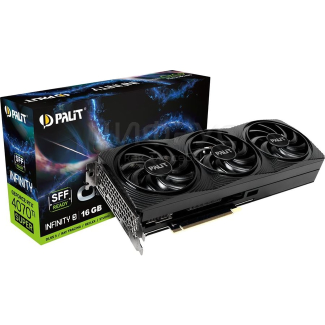 Купить Palit GeForce RTX 4070 TI SUPER INFINITY 3 OC 16GB