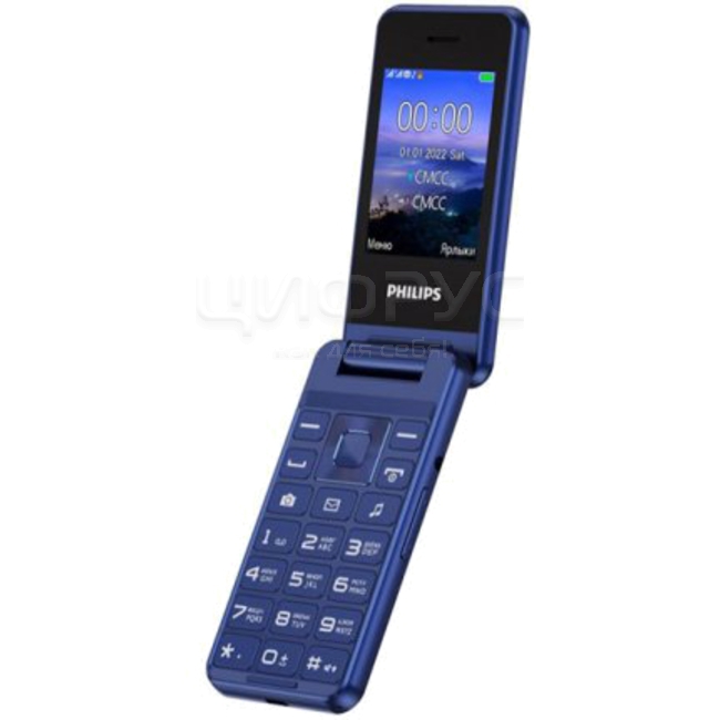 Купить Philips Xenium E2601 Blue (РСТ) в Москве – цена Филипс Xenium ...