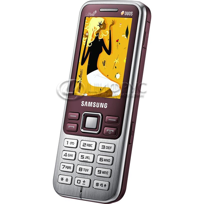 Купить Samsung C3322 Duos La Fleur Scarlet Red в Москве – цена Самсунг ...