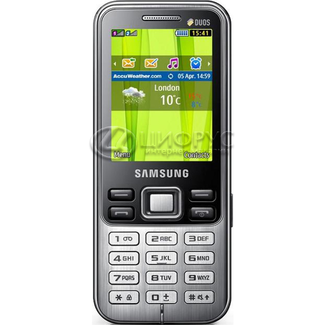 Купить Samsung C3322 Duos Noble Black в Москве – цена Самсунг C3322 ...