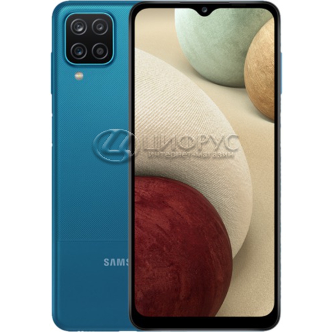 Купить Samsung Galaxy A12 SM-A125F/DS 128Gb+4Gb Dual LTE Blue (РСТ) в ...